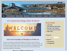 Tablet Screenshot of fortbraggpresbyterian.org